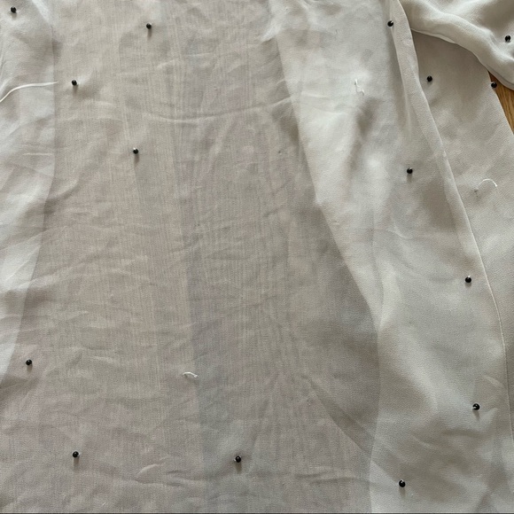 URBAN OUTFITTERS SHEER BUTTON  DOWN SHIRT - XS - Picture 10 of 11